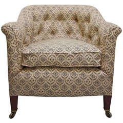 Original Antique Howard & Sons Armchair