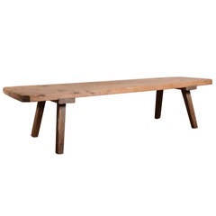 19th Century Antique Pig Scratch Coffee Table