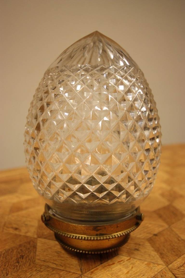 Fabulous English Antique Cut Glass Lanterns (3 Available). In Excellent Condition For Sale In Lancashire, GB