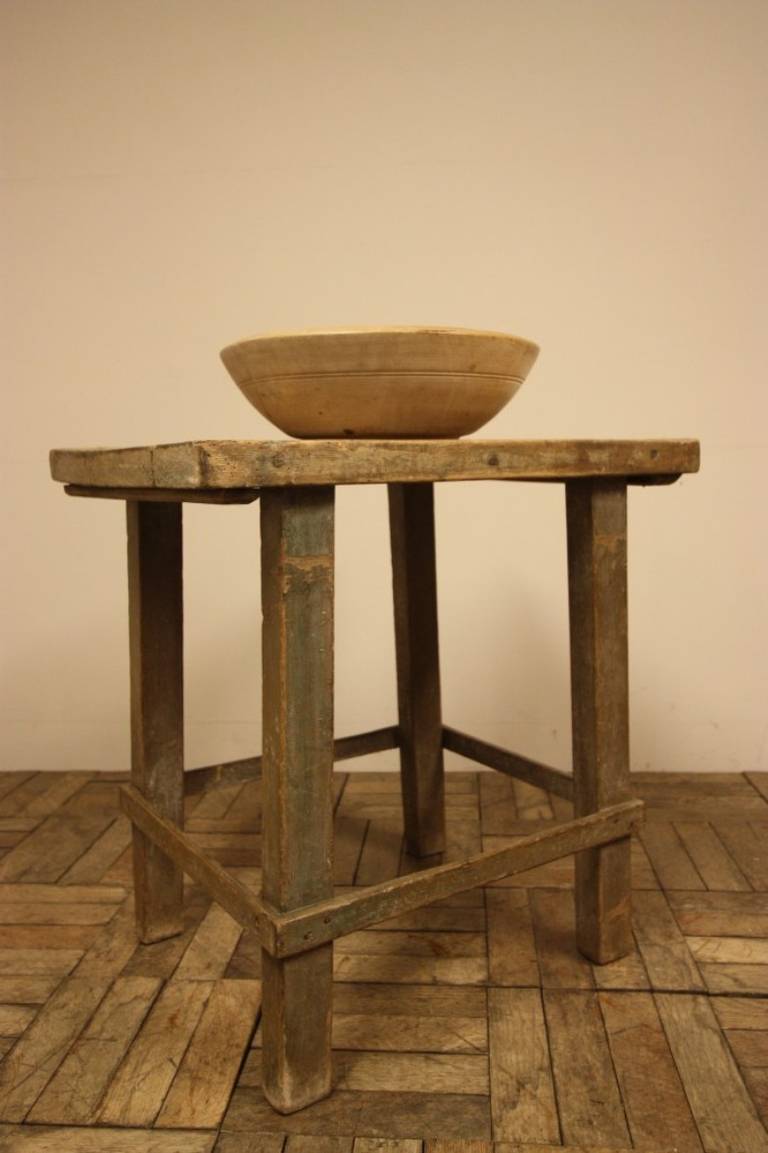 Antique Dairy Table in Original Paint.