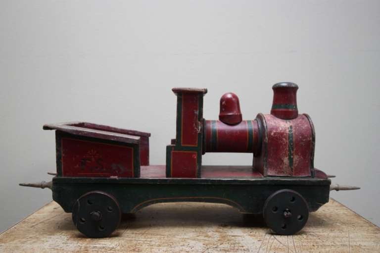 Edwardian English Antique Toy Train In Excellent Condition In Lancashire, GB