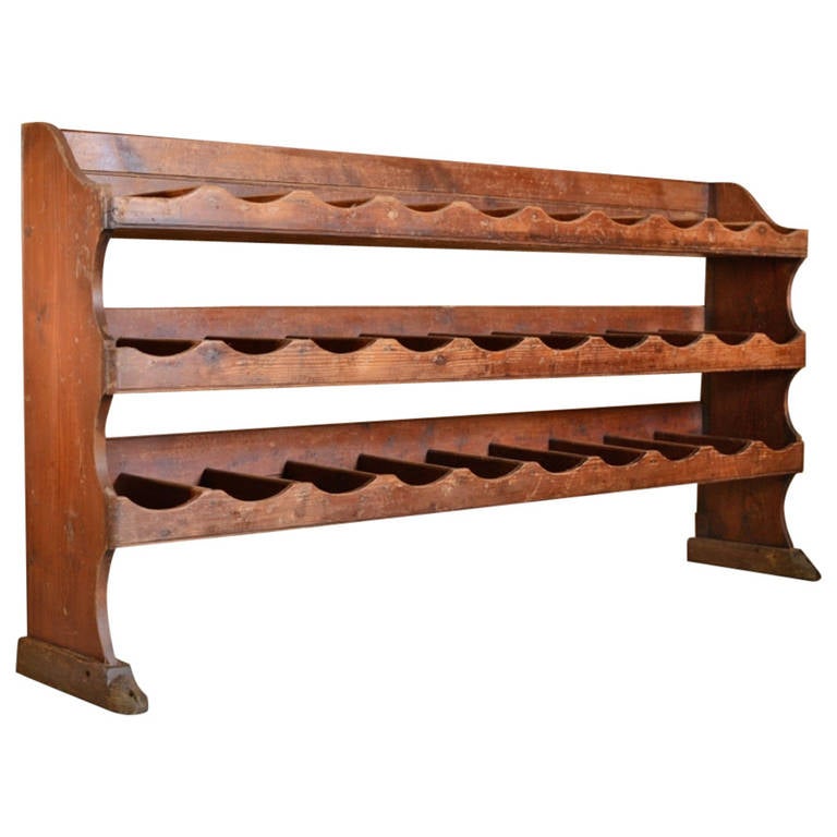 English 19th Century Antique Pine Shelving / Rack
