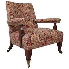 Antique William Morris 'Connaught' Armchair by George Jack
