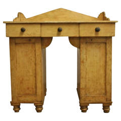 English Regency Side Cabinet in Original Paint