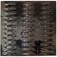 Raymond Loewy A picture(board) of chrome-plated drawers