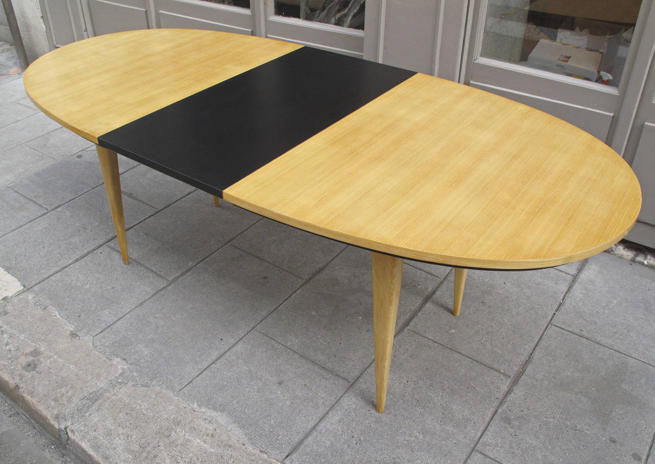 Mid-Century Modern Charles Ramos Extendable Dining Table For Sale