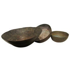 American Craftsman Primitive Copper Bowls