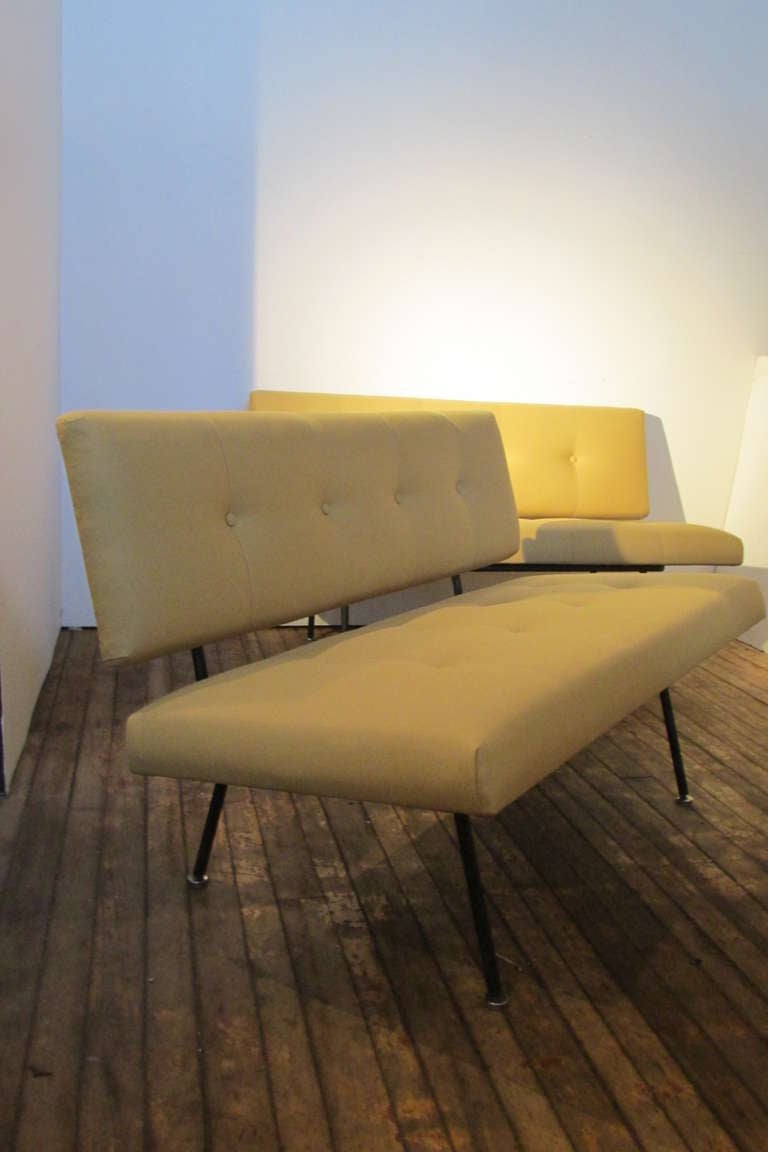 Mid-Century Modern Two Seat Sofas By Florence Knoll