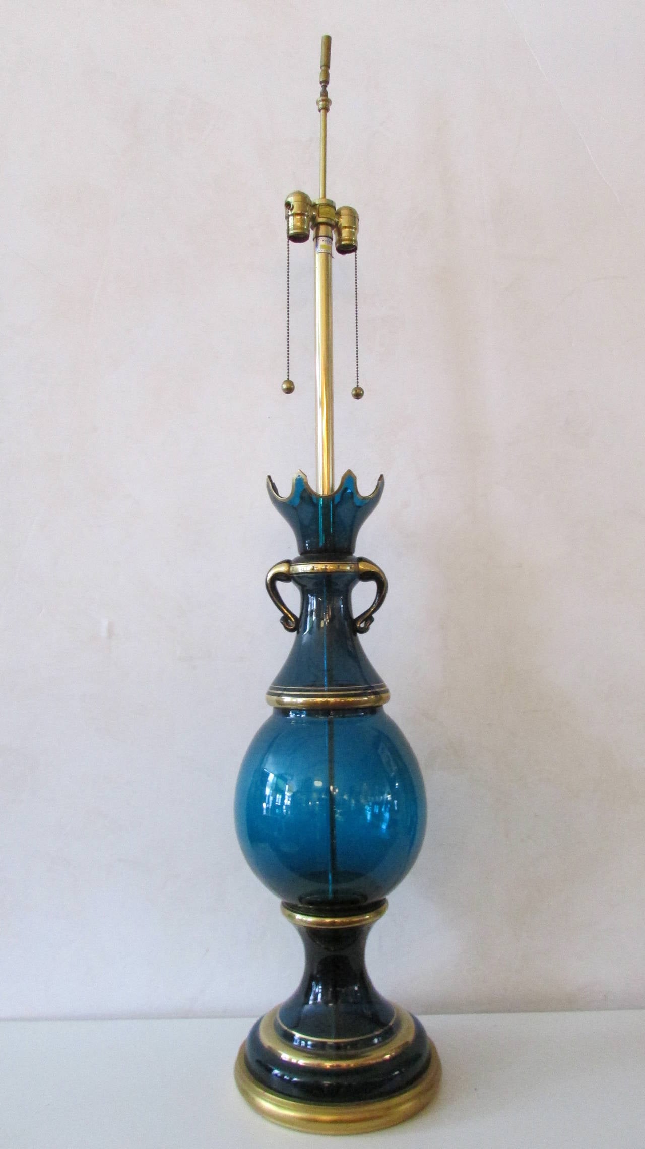 Mid-Century Modern  Murano Glass Lamp by Marbro