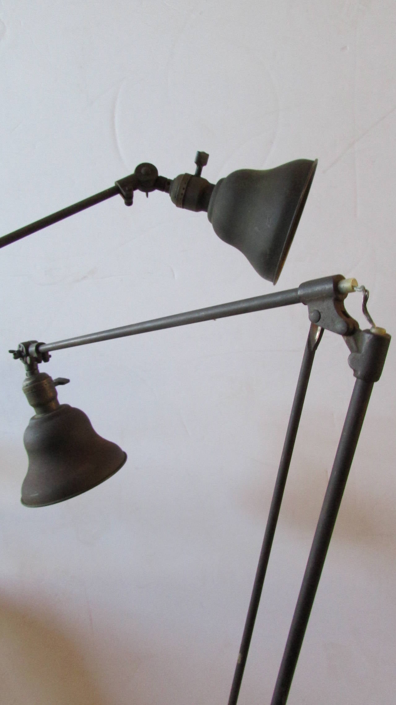Early Industrial Dazor Floating Lamps 4
