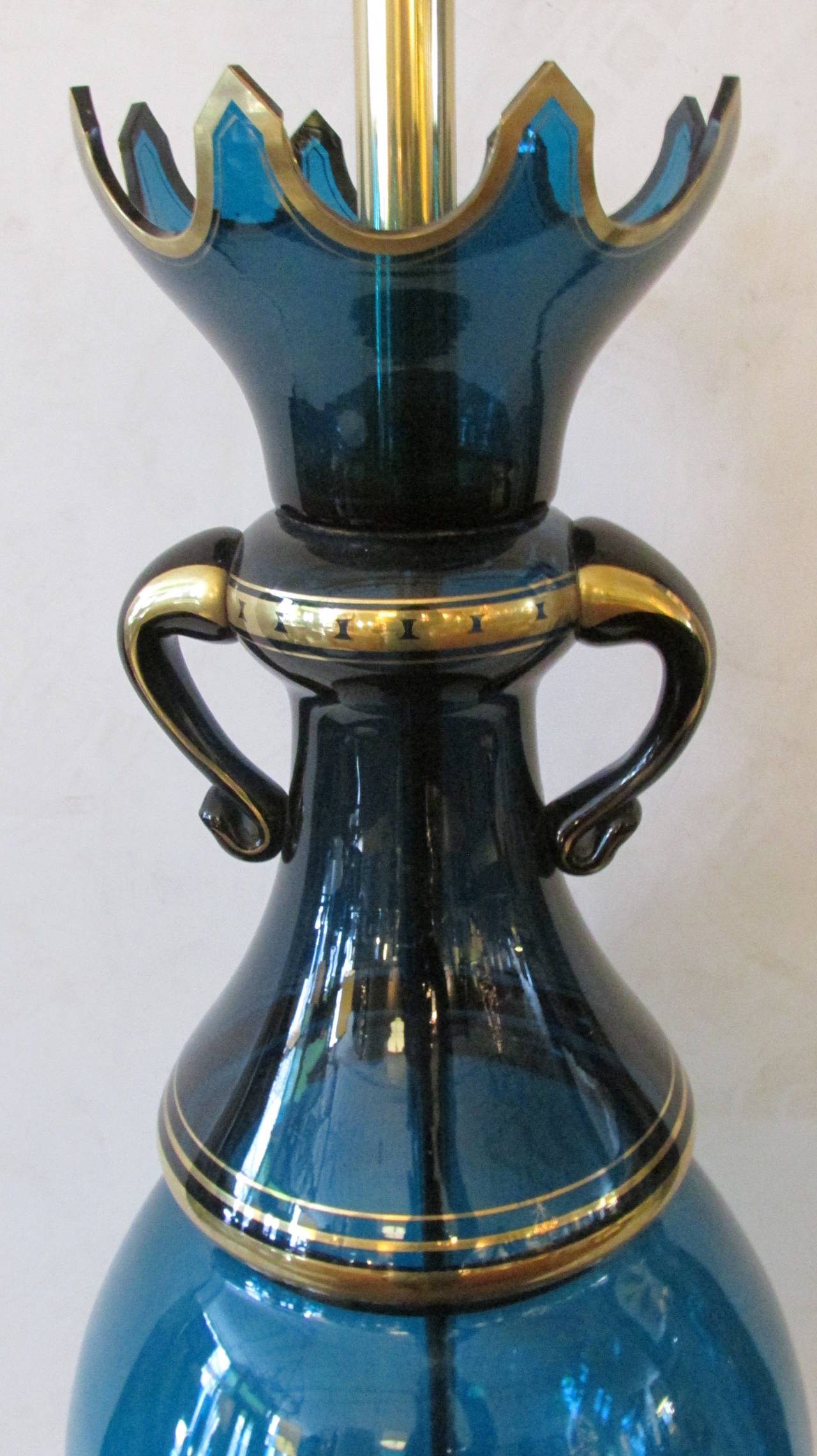 20th Century  Murano Glass Lamp by Marbro