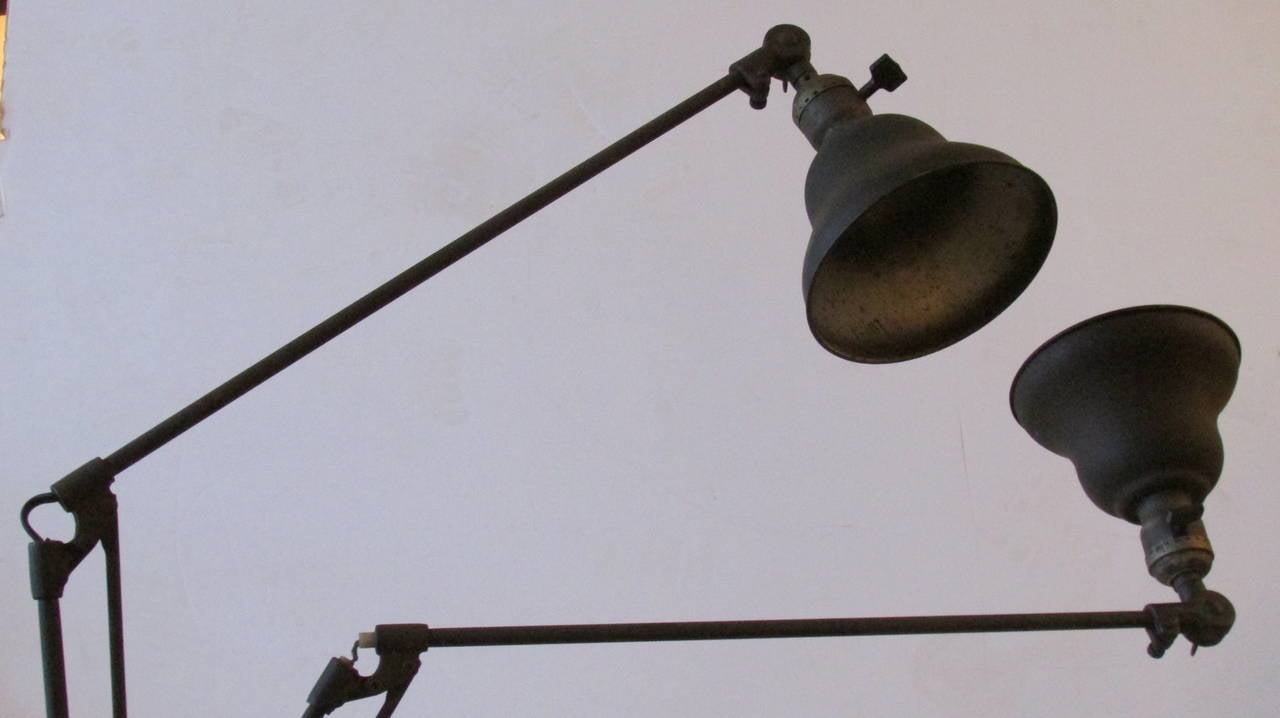 Early Industrial Dazor Floating Lamps 3