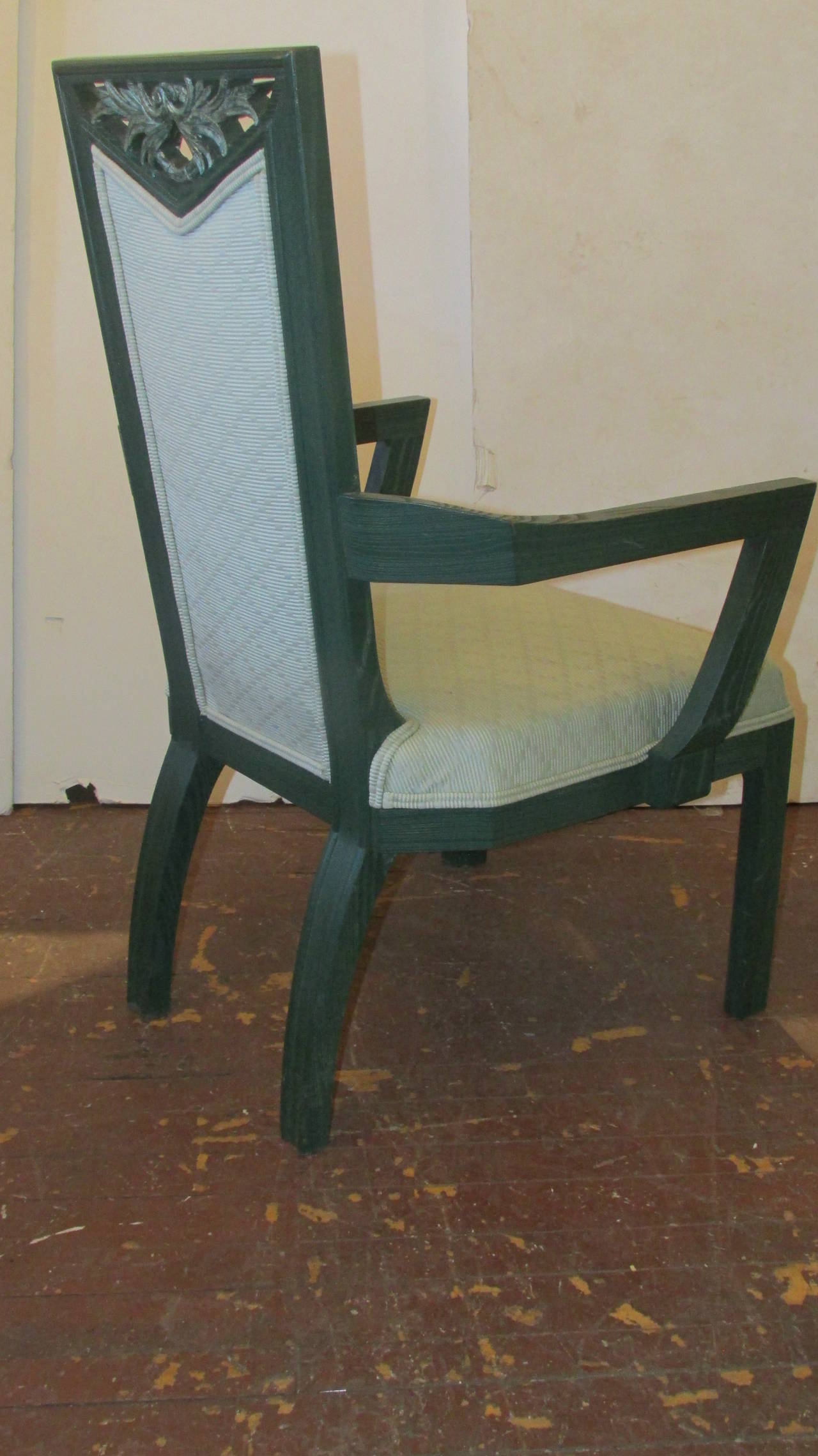 20th Century Set of Eight Dining Room Chairs by James Mont