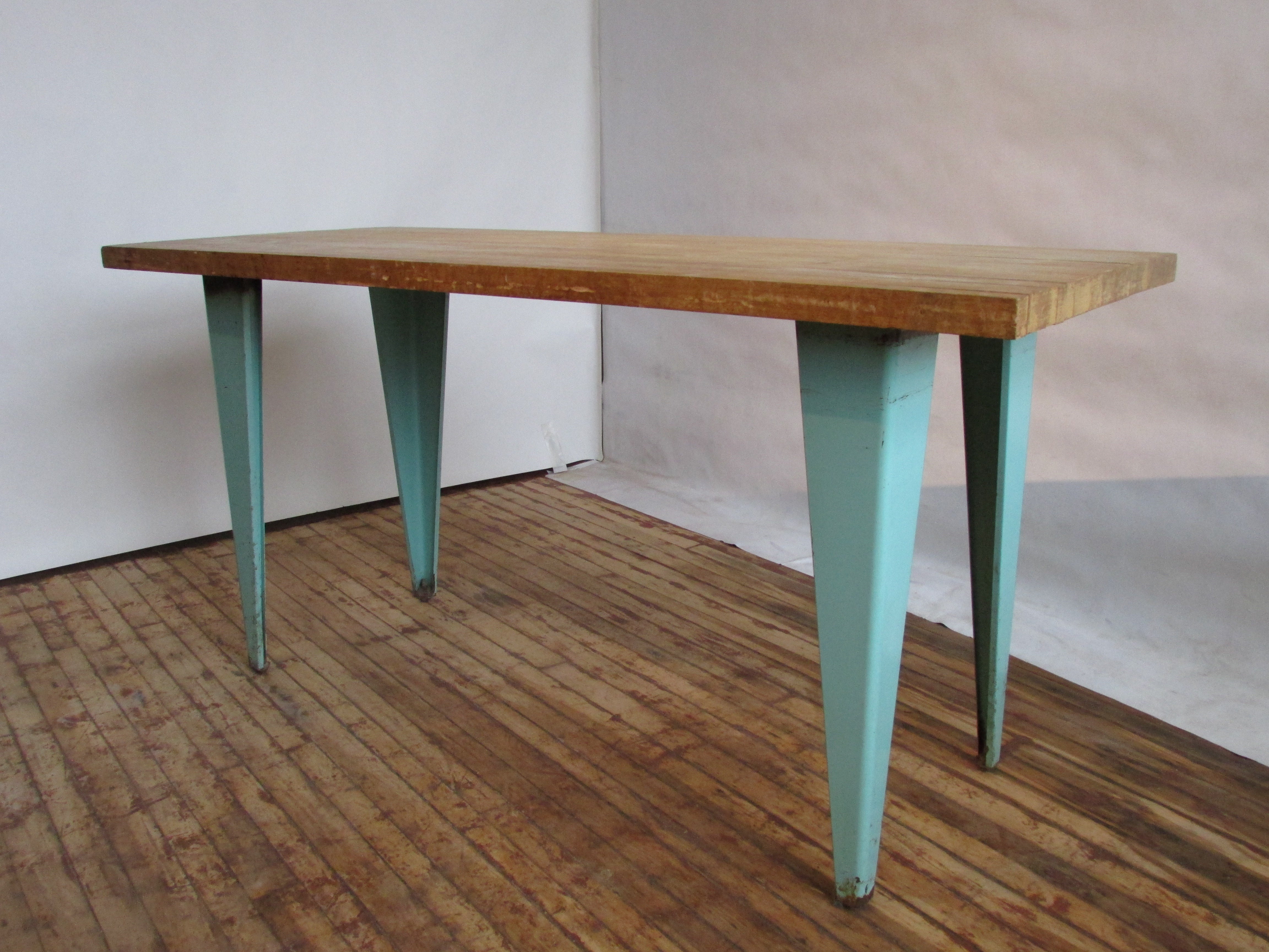 Jean Prouve Style Industrial Table