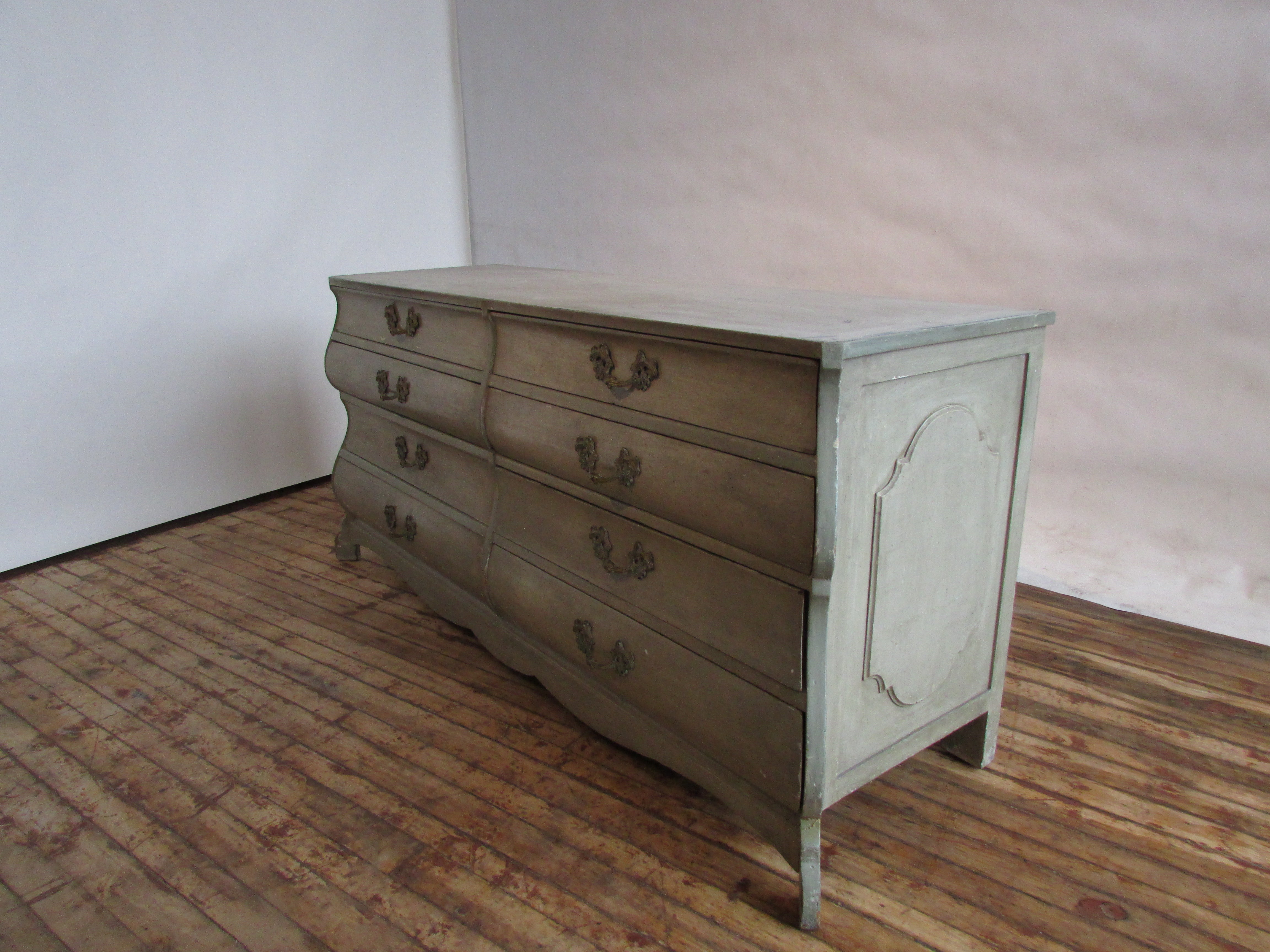 French Country Style Large Painted Chest of Drawers