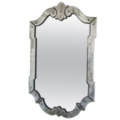 Venetian Scallop Edge Mirror