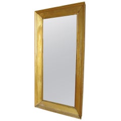 19th Century American Empire Giltwood Mirror