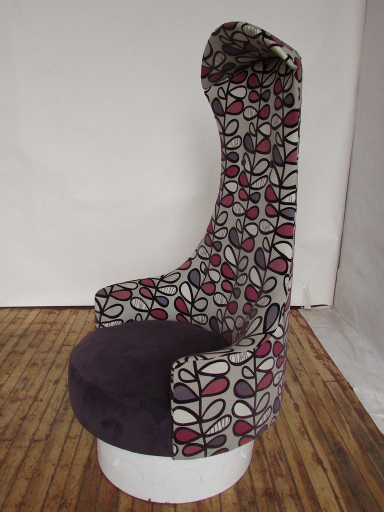 Adrian Pearsall Tall Hooded Revolving Chair