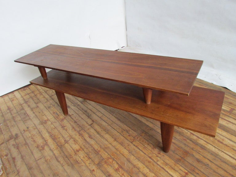 Danish Modern Low Table Benches By Hans Christiansen 3