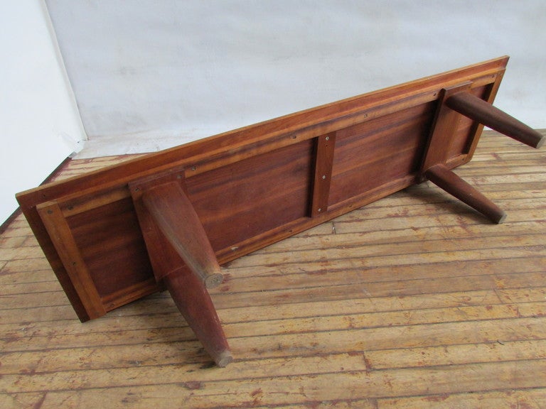 Danish Modern Low Table Benches By Hans Christiansen 2