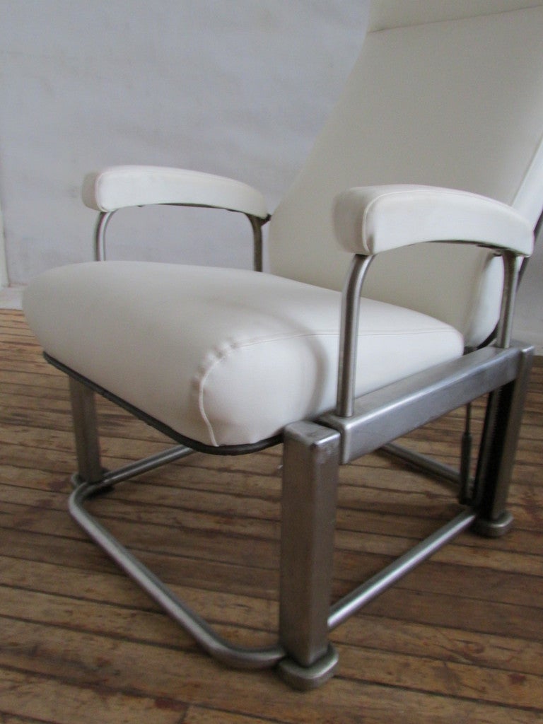 Henry Dreyfuss American Art Deco Industrial Metamorphic Chair 1