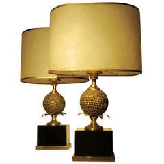 Maison Charles Pomegranate Form Lamps
