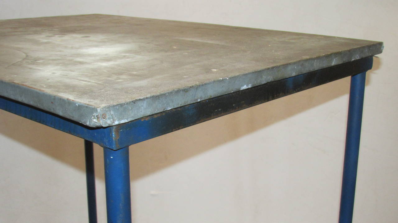 20th Century Industrial Steel Tables