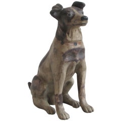 Life Sized Terracotta Jack Russell Terrier