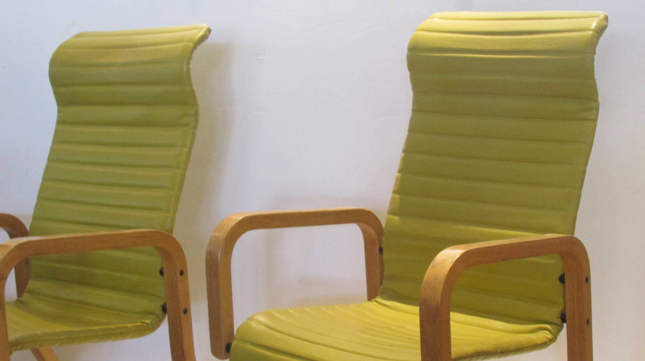 American Pair Thonet Cantilever Armchairs