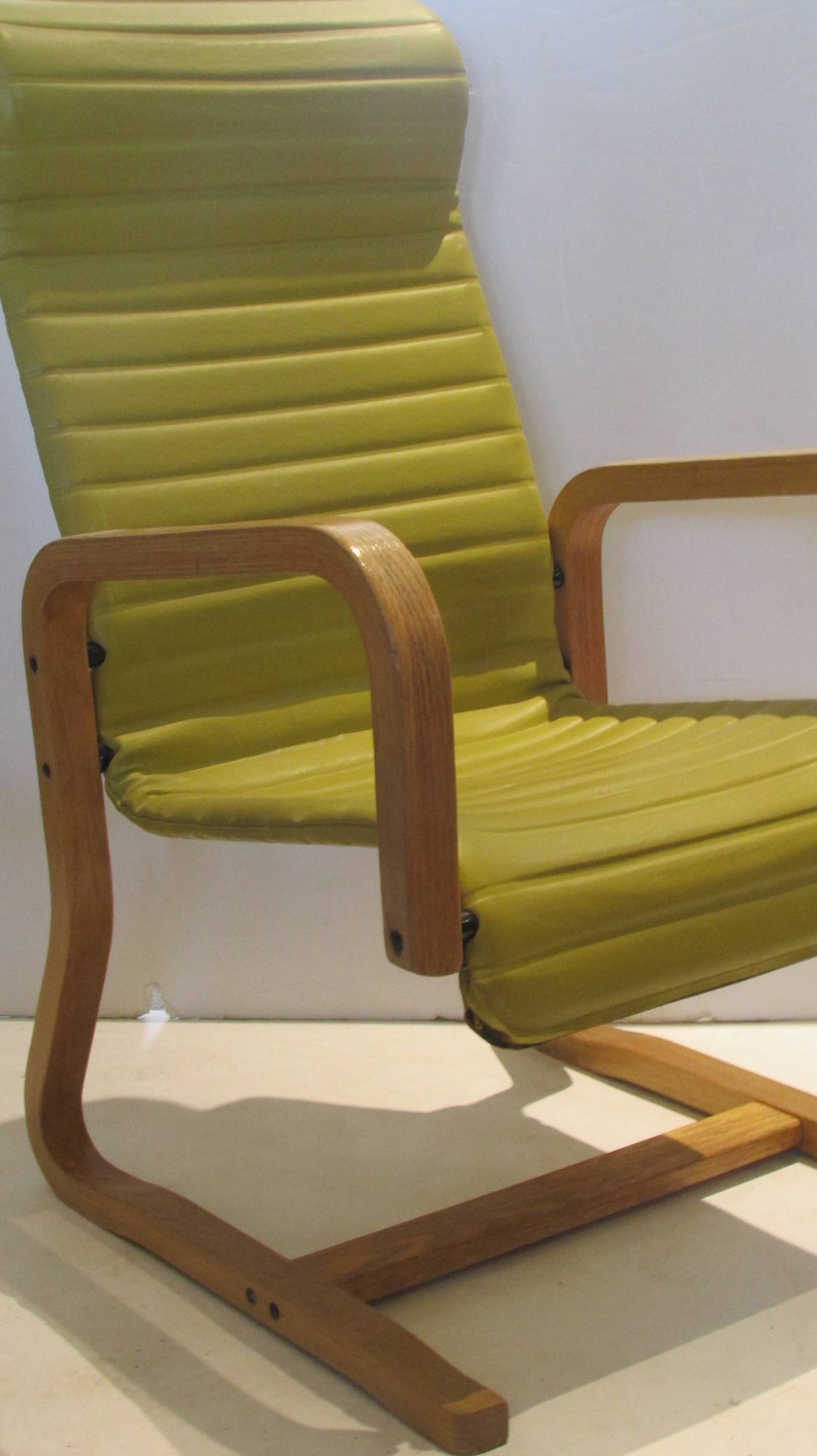 20th Century Pair Thonet Cantilever Armchairs