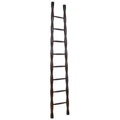 Rosewood & Leather Artisan Craftsman Ladder