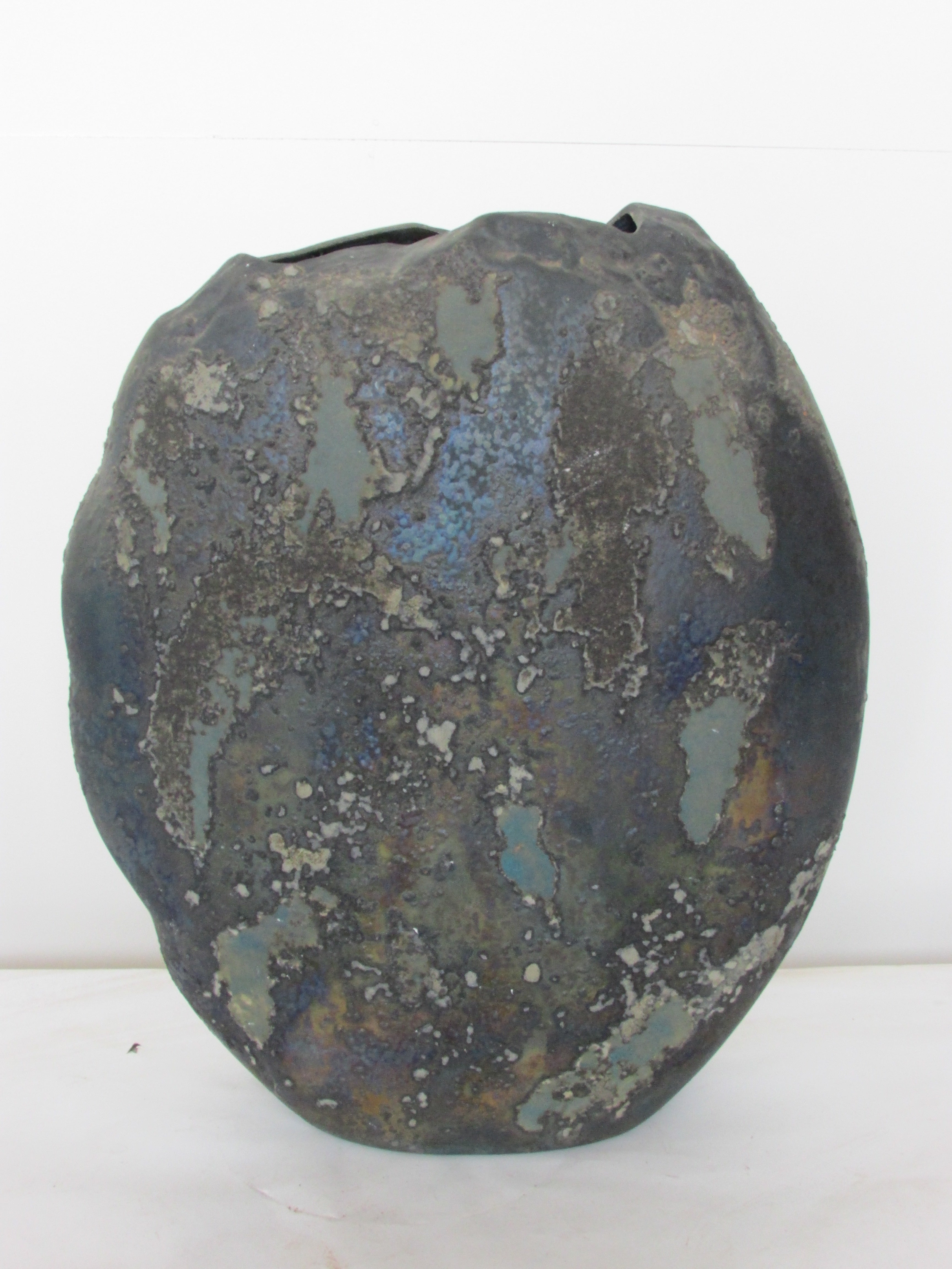 Volcanic Glaze Vase By Evans