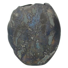 Volcanic Glaze Vase By Evans