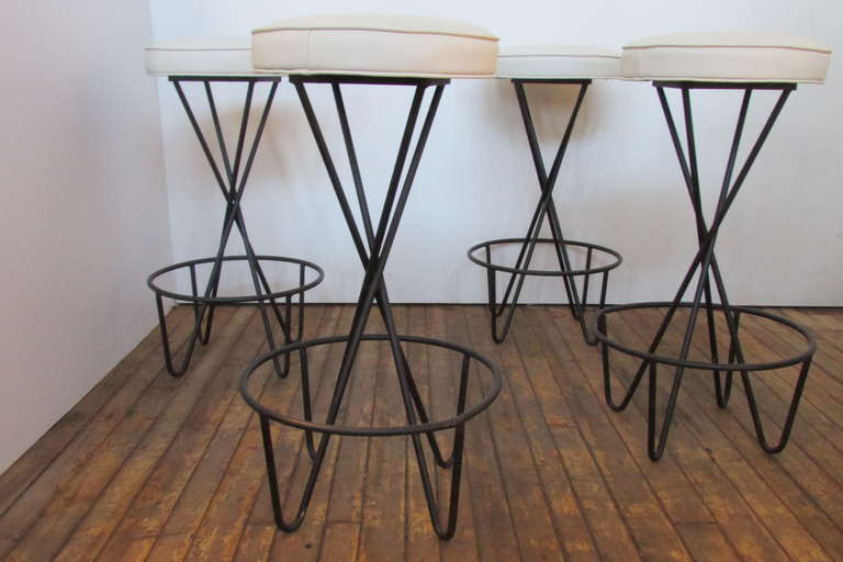 Mid-20th Century Paul Tuttle Bar Stools