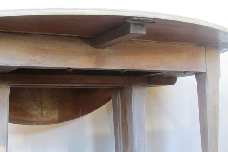 19th Century French Drop Leaf Extension Dining Table 4