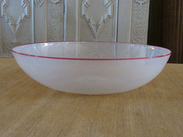 Pauly & C Venetian Glass Filigrana Bowl