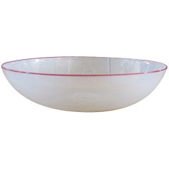 Pauly & C Venetian Glass Filigrana Bowl