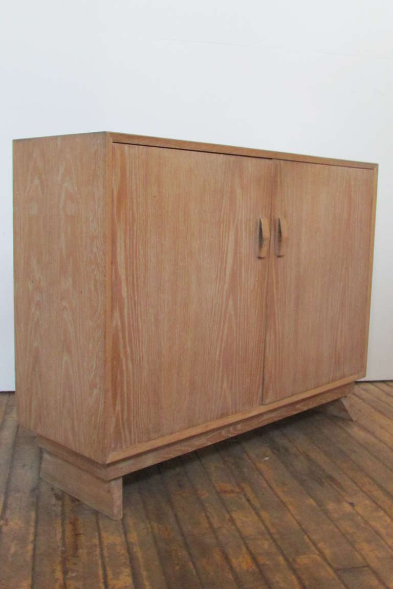 1940s Modernist Cerused Cabinets 4