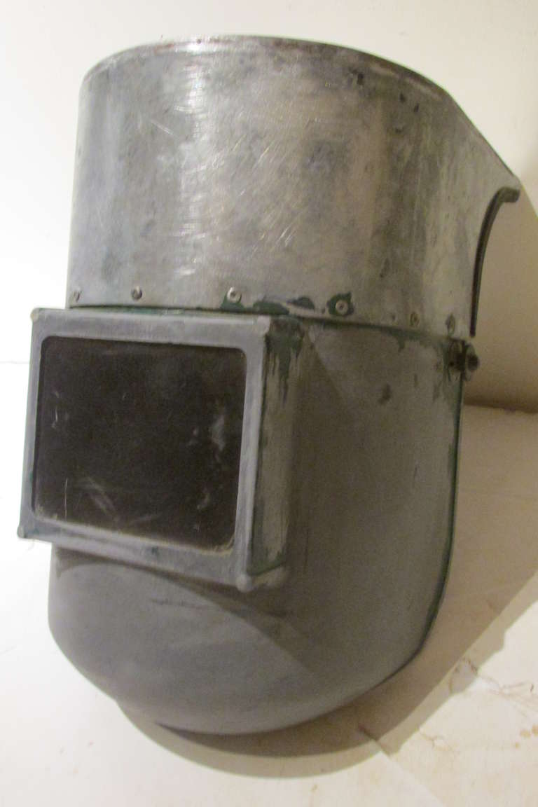 20th Century Industrial Sci-fi Welders Helmet