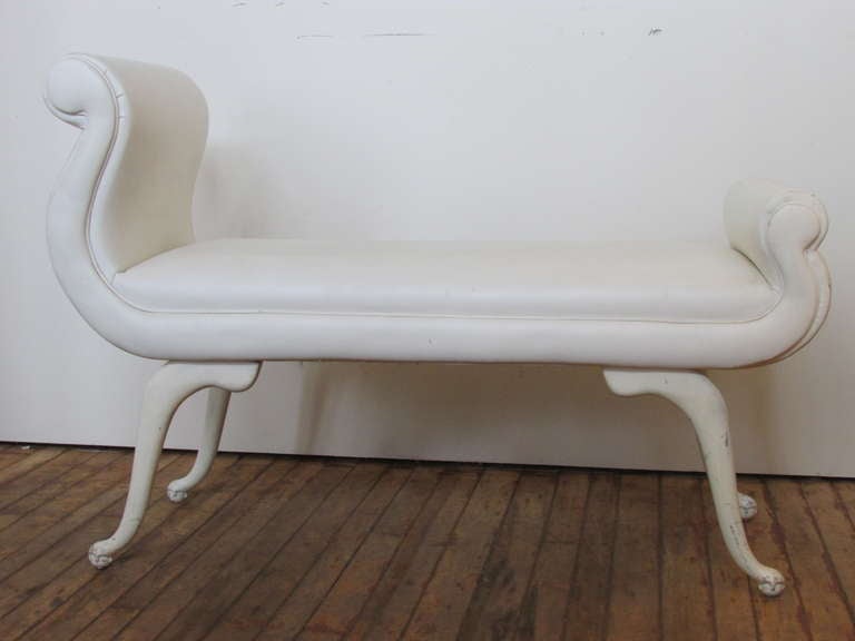 1940's Regency Chaise Recamier In Good Condition In Rochester, NY