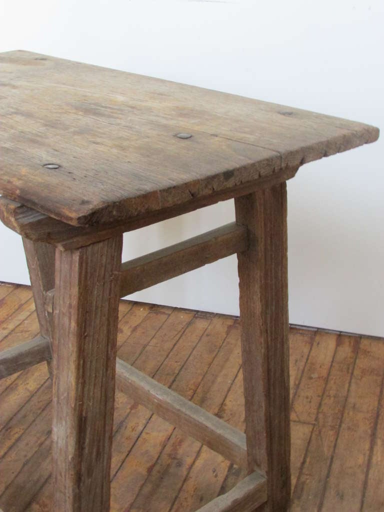 Early 19th Century Primitive Mexican Utility Work Table 1