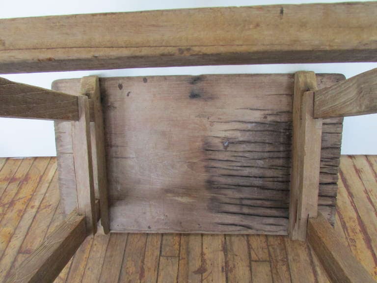 Early 19th Century Primitive Mexican Utility Work Table 6