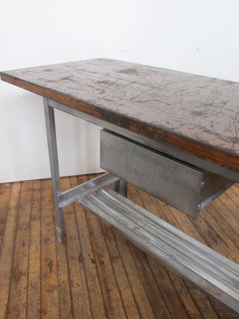 Industrial Kitchen Work Table at 1stDibs kitchen work tables