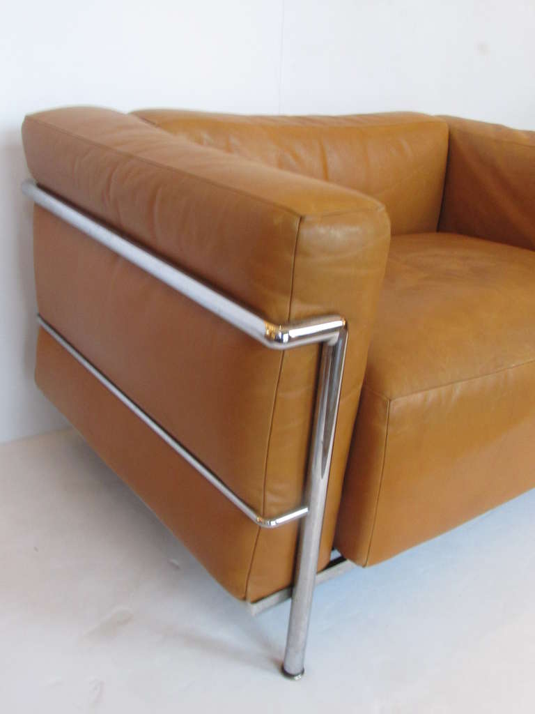 Italian Le Corbusier LC3 Grand Modele Armchairs For Cassina