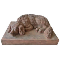 Life Size Terracotta Spaniel