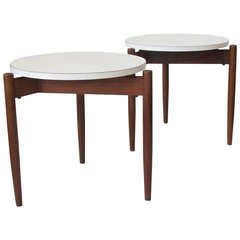 Jens Risom Floating Side Tables