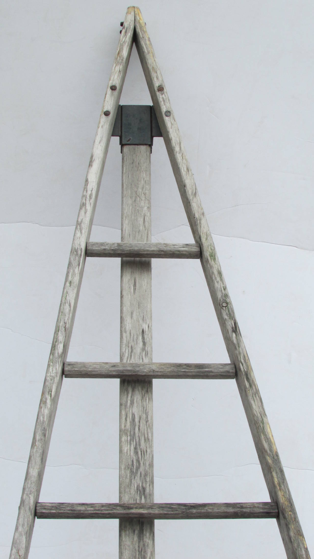Metal Vintage Peak Top American Harvest Ladder