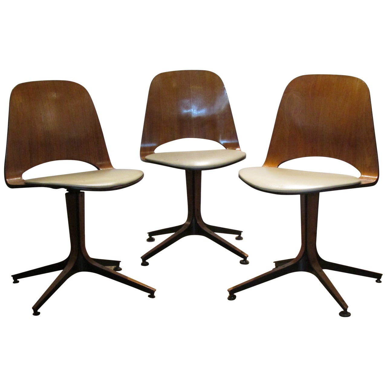 George Mulhauser Swivel Chairs for Plycraft  - 2 available