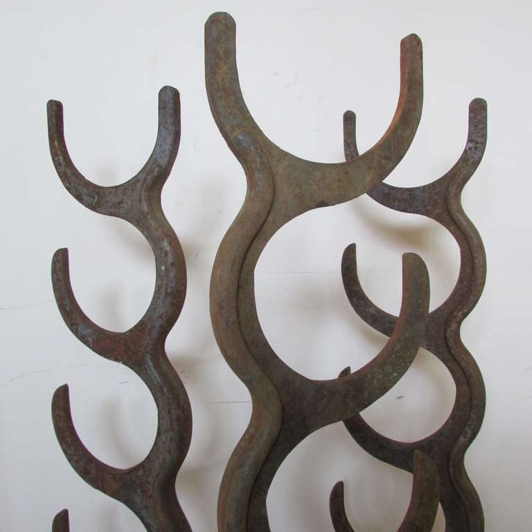 American Industrial Cast Iron Pipe Racks