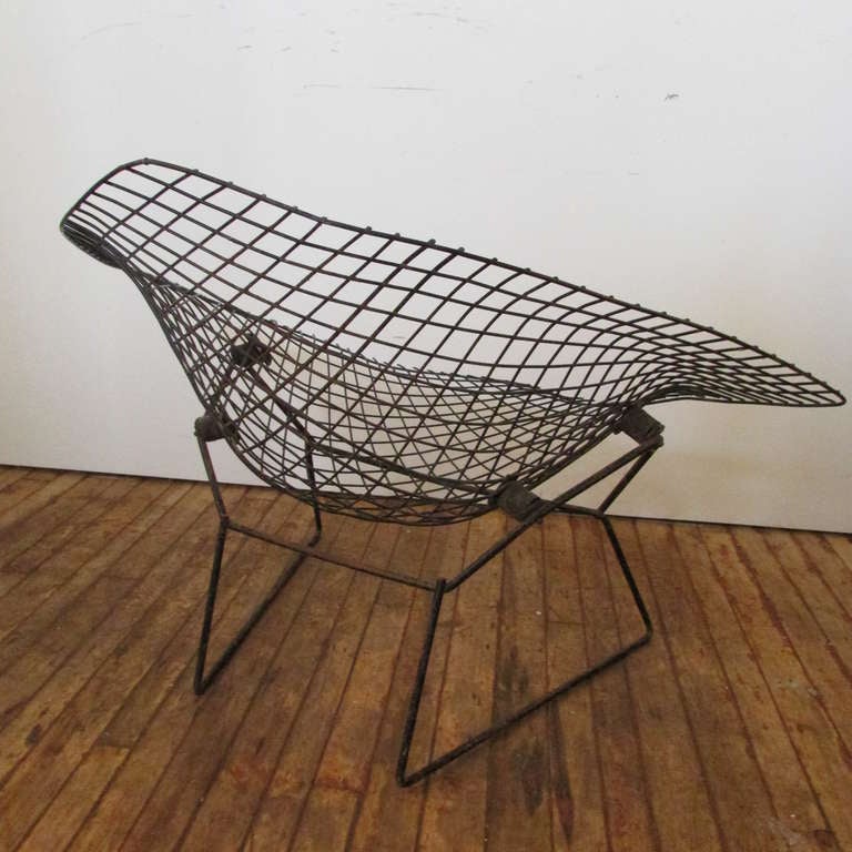 American Large Diamond Chair By Harry Bertoia For Knoll